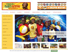 Tablet Screenshot of dzieciafryki.com